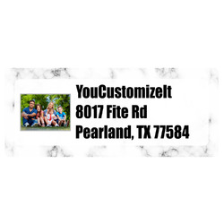 Family Photo and Name Return Address Labels