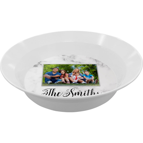 Custom Family Photo and Name Melamine Bowl