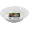 Family Photo and Name Melamine Bowl - Angled View