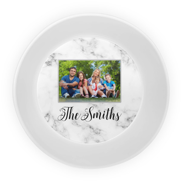Family Photo and Name Melamine Bowl - Center