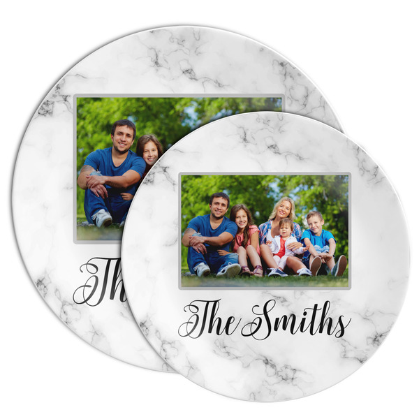 Family Photo and Name Melamine Plates - PARENT/MAIN