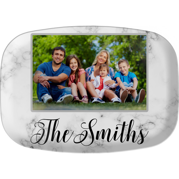 Custom Family Photo and Name Melamine Platter