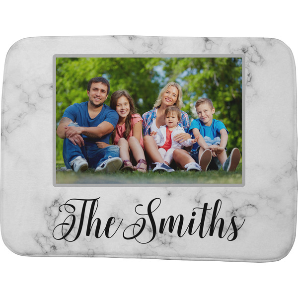 Family Photo and Name Memory Foam Bath Mat 48 X 36