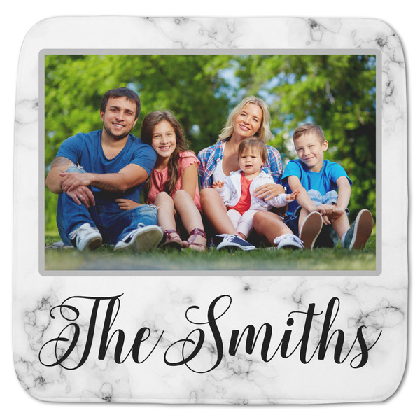 Family Photo and Name Memory Foam Bath Mat 48 X 48