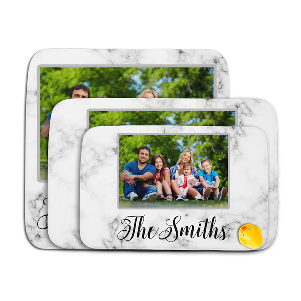 Family Photo and Name Memory Foam Bath Mat - MAIN PARENT