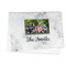 Family Photo and Name Microfiber Dish Towel - FOLDED HALF