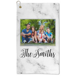 Family Photo and Name Microfiber Golf Towel