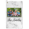 Family Photo and Name Microfiber Golf Towels - FRONT