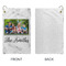 Family Photo and Name Microfiber Golf Towels - Small - Approval