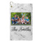 Family Photo and Name Microfiber Golf Towels - Small - FRONT