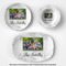Family Photo and Name Microwave Safe Composite Polymer Plastic Dishware - Group