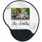 Family Photo and Name Mouse Pad with Wrist Support