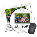 Family Photo and Name Mouse Pad