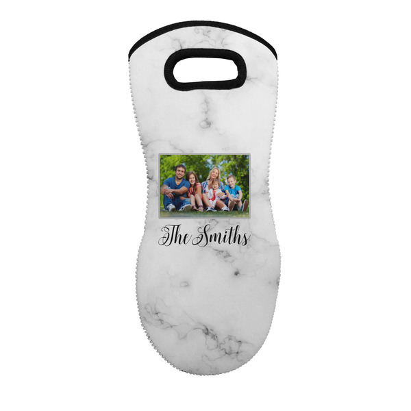 Custom Family Photo and Name Neoprene Oven Mitt