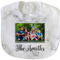 Family Photo and Name New Baby Bib - Closed and Folded