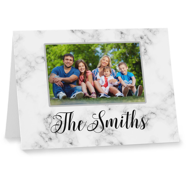 Custom Family Photo and Name Note Cards