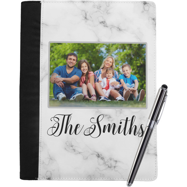 Custom Family Photo and Name Notebook Padfolio - Large