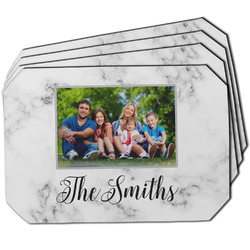 Family Photo and Name Dining Table Mat - Octagon