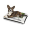 Family Photo and Name Outdoor Dog Beds - Medium - IN CONTEXT