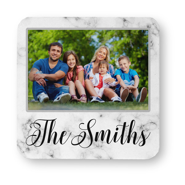 Family Photo and Name Paper Coasters - Approval