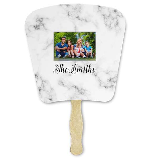 Custom Family Photo and Name Paper Fan