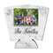 Family Photo and Name Party Cup Sleeves - with bottom - FRONT