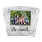 Family Photo and Name Party Cup Sleeves - without bottom - FRONT (flat)