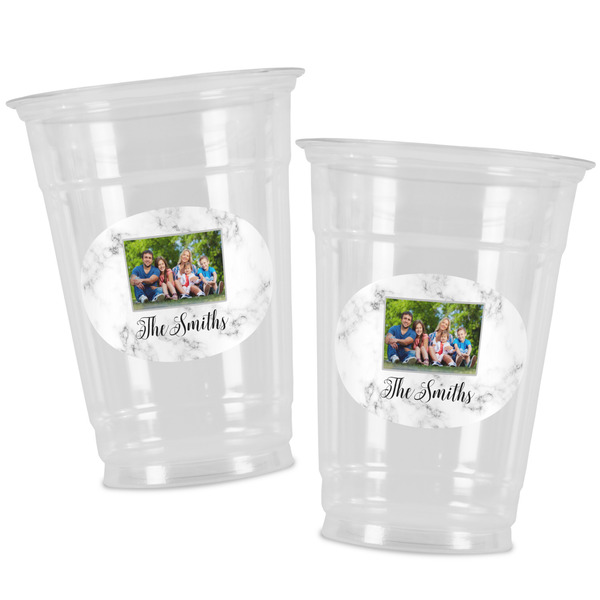 Family Photo and Name Party Cups - 16oz - Alt View