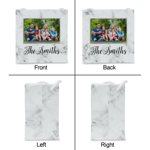 Family Photo and Name Party Favor Gift Bag - Matte - Approval