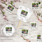 Family Photo and Name Party Supplies Combination Image - All items - Plates, Coasters, Fans