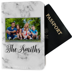 Family Photo and Name Passport Holder - Fabric