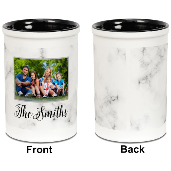 Family Photo and Name Pencil Holder - Black - approval