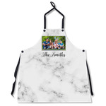 Family Photo and Name Apron Without Pockets