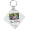 Family Photo and Name Personalized Diamond Key Chain