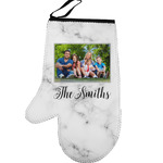 Family Photo and Name Left Oven Mitt