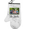 Family Photo and Name Personalized Oven Mitt - Left