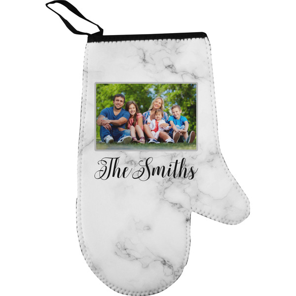 Custom Family Photo and Name Oven Mitt