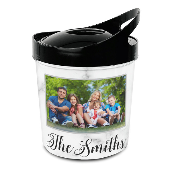 Custom Family Photo and Name Plastic Ice Bucket