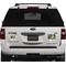 Family Photo and Name Personalized Square Car Magnets on Ford Explorer