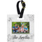 Family Photo and Name Personalized Square Luggage Tag
