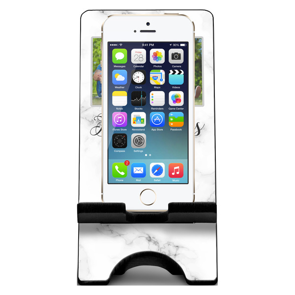 Family Photo and Name Phone Stand - Large - w/ Phone