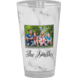 Family Photo and Name Pint Glass - Full Color