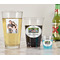 Family Photo and Name Pint Glass - Two Content - In Context