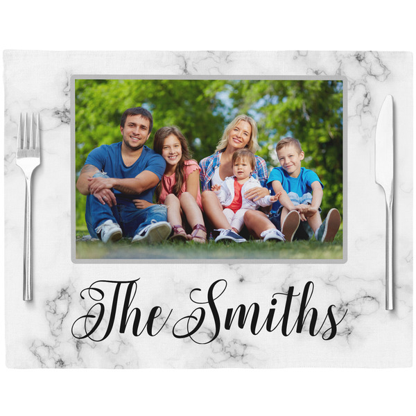 Family Photo and Name Placemat with Props