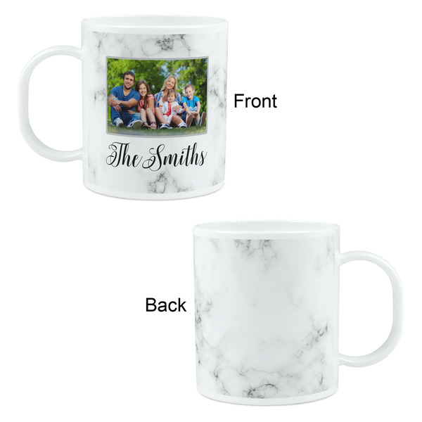 Family Photo and Name Plastic Kid's Mug - Approval