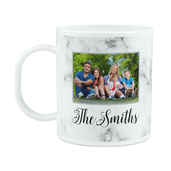 Custom Family Photo and Name Plastic Kids Mug