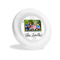 Family Photo and Name Plastic Party Appetizer & Dessert Plates - Main/Front