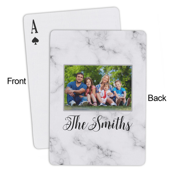 Family Photo and Name Playing Cards - Approval