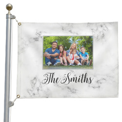 Family Photo and Name Pole Flag