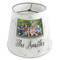 Family Photo and Name Poly Film Empire Lampshade - Angle View